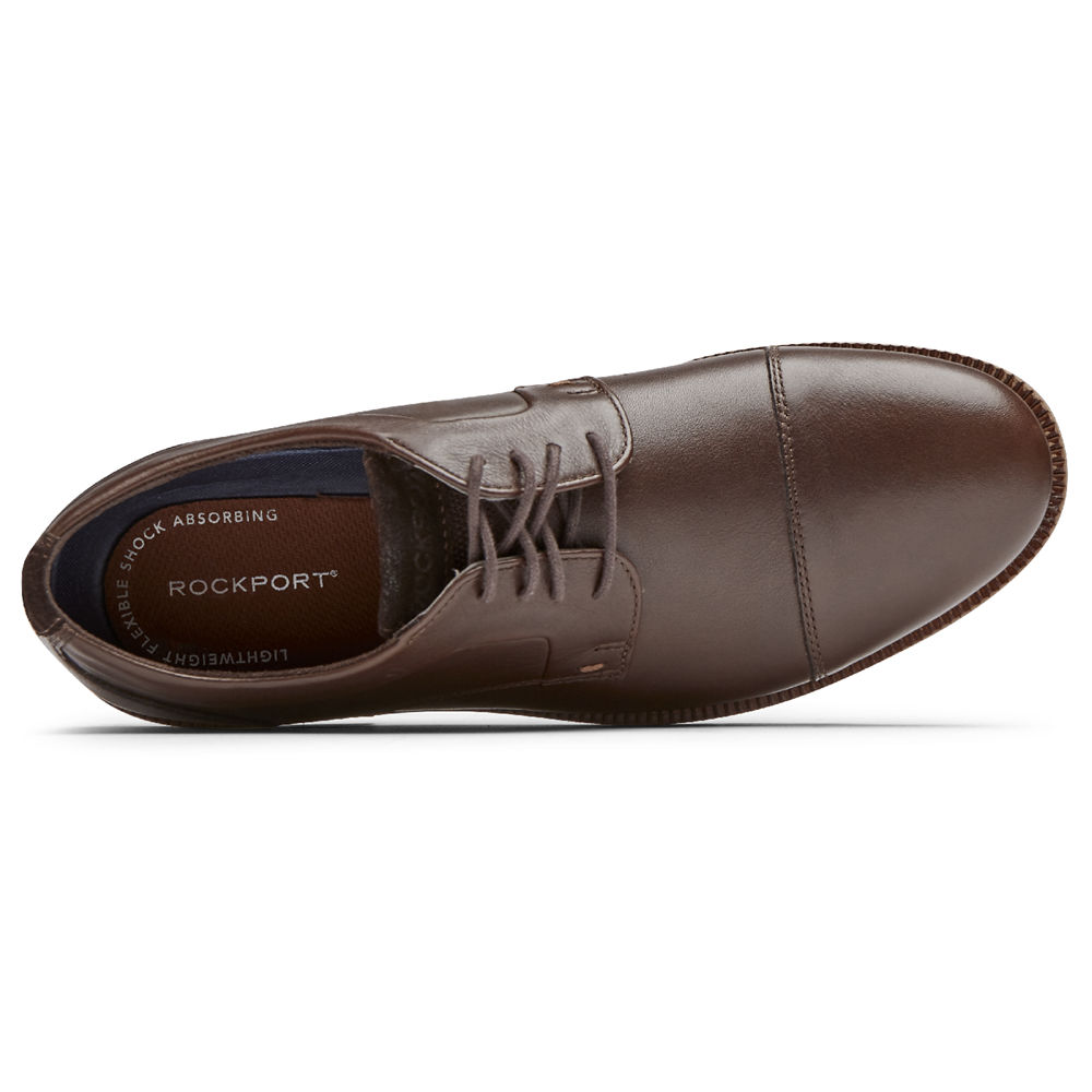 Rockport Oxfords Herr Mörkbruna - Sharp & Ready 2 Cap Toe - LADQJ6847